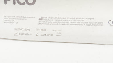 Smith&Nephew 66022003 PICO 7 Negative Pressure System 3.9inch x 11.8inch (x)